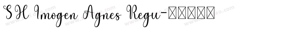 SH Imogen Agnes Regu字体转换